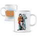 4th Doctor and Cyberman Mug