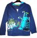 Blue Dalek Hooded Sweat Top