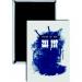 Modern Art TARDIS Fridge Magnet