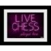 Live Chess Played Here Framed Print