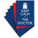 Keep Calm I'm the Doctor Postcard Set