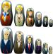 6 Piece Nesting Doll Set (Doctors 1-6) and (Doctors 8-11)