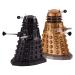 History of the Daleks #16/#17 Collector Figure Set 'New Series Gold and Black Daleks'
