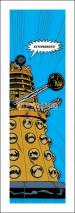 Comic Dalek Door Poster