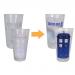 Colour Changing TARDIS Glass Set of 4