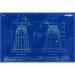 Ironside Dalek Blueprint Poster