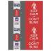 Keep Calm and Don't Blink Greetings Card