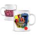 6th Doctor and Tardis Mug