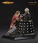 The Doctor and Davros statue