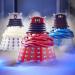 24 Dalek Cupcake Wraps & Toppers