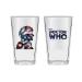 3rd Doctor Pint Glasses (Set of Two)