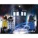 Daleks and TARDIS Wallpaper