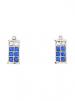 Bling TARDIS Stud earrings