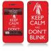 iPhone 4 Skin: Keep Calm and Don't Blink