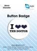 I Heart Heart The Doctor Carded Badge