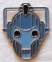 Cyberman Head Enamel Badge