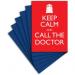 Keep Calm and Call the Doctor Postcard Set